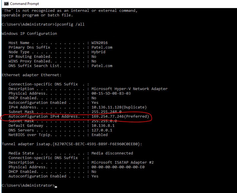 غیر فعال کردن Autoconfiguration Ipv4 از طریق رجیستری 3492